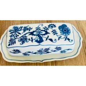VintageBlue Danube Japan covered butter dish Blue Onion pattern Fine porcelain